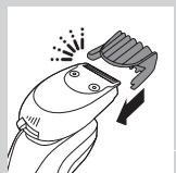 PHILIPS HC7460/15 - Utilisation de la tondeuse - 2