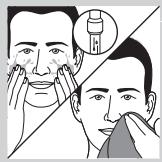 PHILIPS HC7460/15 - Using the cleansing brush attachment - 2