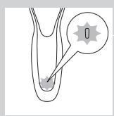 PHILIPS HC7460/15 - Indicador de energia da bateria com 3 Luzes - 2