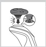 PHILIPS HC7460/15 - Removing or attaching the click-on attachments - 1