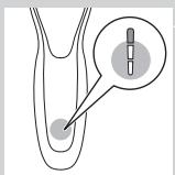 PHILIPS HC7460/15 - Niveau de charge de la batterie - 1