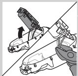 PHILIPS HC7460/15 - Ta ut rakapparatens laddningsbara batteri - 2