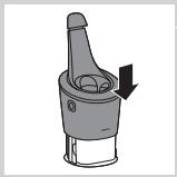 PHILIPS HC7460/15 - Die Kartusche des SmartClean-Systems ersetzen - 4