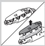 PHILIPS HC7460/15 - Fjerne det oppladbare barbermaskinbatteriet - 3