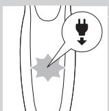 PHILIPS HC7460/15 - Rappel « Débrancher avant utilisation » - 1