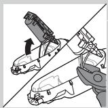 PHILIPS HC7460/15 - De accu van het scheerapparaat verwijderen - 4