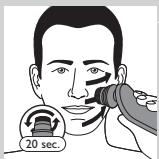 PHILIPS HC7460/15 - Het reinigingsborstelhulpstuk gebruiken - 3