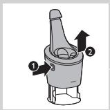 PHILIPS HC7460/15 - Remplacement de la cartouche du système SmartClean - 1