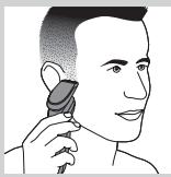 PHILIPS HC7460/15 - Removing or attaching the click-on attachments - 3