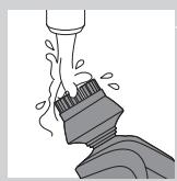 PHILIPS HC7460/15 - Utilisation de larosse nettoyante - 1