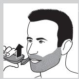 PHILIPS HC7460/15 - Het trimmerhulpstuk gebruiken - 8