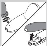 PHILIPS HC7460/15 - Retrait de la batterie rechargeable du rasoir - 1