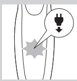 PHILIPS HC7460/15 - Pâminnelse om á koble fra for bruk - 1