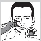 PHILIPS HC7460/15 - Den Bart-Styler-Aufsatz ohne Kamm verwenden - 6