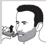 PHILIPS HC7460/15 - Brug af trimmertilbehør - 4