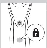 PHILIPS HC7460/15 - Deactivating the travel lock - 1