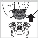 PHILIPS HC7460/15 - Replacing the cleansing brush head - 3