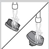 PHILIPS HC7460/15 - Nettoyage de l'accessoire barbe - 7