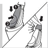 PHILIPS HC7460/15 - De scheerhoofden verrangen - 2