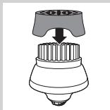 PHILIPS HC7460/15 - Remplacement de la tete de brosse de nettoyage - 2