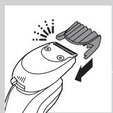 PHILIPS HC7460/15 - Removing or attaching the click-on attachments - 5