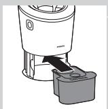 PHILIPS HC7460/15 - Replacing the cartridge of the SmartClean System - 1