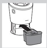 PHILIPS HC7460/15 - Udskifting af SmartClean-systemets patron - 2