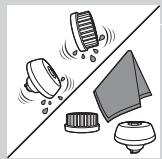 PHILIPS HC7460/15 - Rengjore trimmerenheten - 5