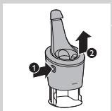 PHILIPS HC7460/15 - Cleaning the shaver in the SmartClean system (specific types only) - 2