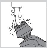 PHILIPS HC7460/15 - Utilizar o acessario da escova de limpeza - 1