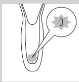 PHILIPS HC7460/15 - Batteriniväindikator med tre lys - 3