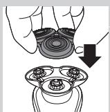 PHILIPS HC7460/15 - Parranajokoneen puhdistaminen juoksevalla vedellä - 4