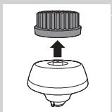 PHILIPS HC7460/15 - Replacing the cleansing brush head - 1