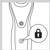 PHILIPS HC7460/15 - De reisvergrendeling activeren - 2