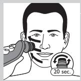 PHILIPS HC7460/15 - Bruke skjeggystylertilbehoret uten kam - 1