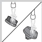 PHILIPS HC7460/15 - Rengoring af skægstylertilbehøret - 5