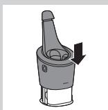 PHILIPS HC7460/15 - Den Rasierer im SmartClean-System reinigen (nur bestimmte Gerätetype) - 5