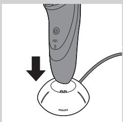 PHILIPS S5420/08 AQUATOUCH - Come ricaricare l'apparecchio - 1
