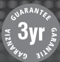 GUARANTEE 3yr VIZZA GARANTIE