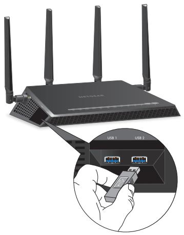 NETGEAR R6220 WIFI - Partage de périphériques USB sur le réseau WiFi - 1