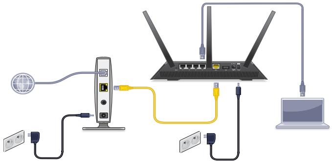 NETGEAR NIGHTHAWK R7100LG - Pour installer votre routeur : - 5