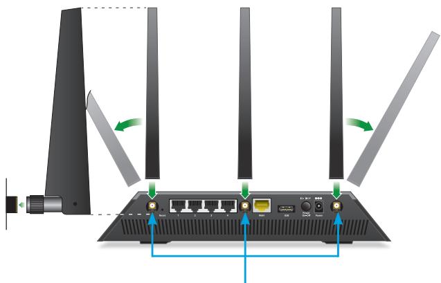 NETGEAR NIGHTHAWK X4S R7800 (WIFI AC WAVE 2) - Pour installer votre routeur : - 1