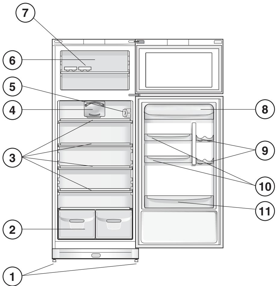 INDESIT LR8 S1 K  -  LR8 S1 S B -  LR8 S1 W B -  LR8S1FW - Algemeen aanzlicht - 1