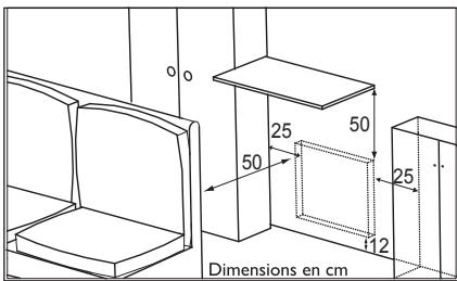 Dimensions en cm
