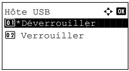KYOCERA KM 1500 & KM-1500,MV - Hôte USB (paramètre du logement mémoire USB) - 5