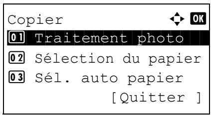 KYOCERA KM 1500 & KM-1500,MV - Sélection du papier - 2