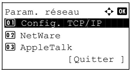 KYOCERA KM 1500 & KM-1500,MV - Configuration TCP/IP (IPv6) - 4