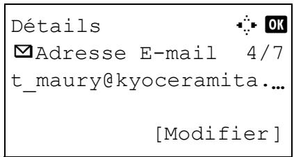 KYOCERA KM 1500 & KM-1500,MV - Saisie d'adresse e-mail - 1