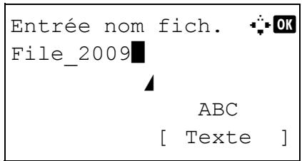KYOCERA KM 1500 & KM-1500,MV - Entrée nom fichier - 2