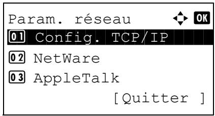 KYOCERA KM 1500 & KM-1500,MV - Configuration TCP/IP (IPv6) - 10
